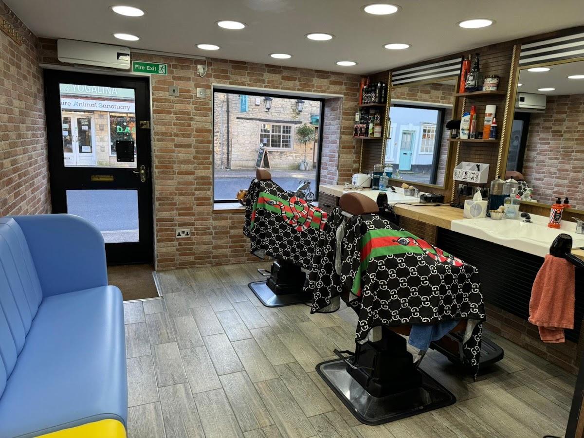 Golden scissors Barbers