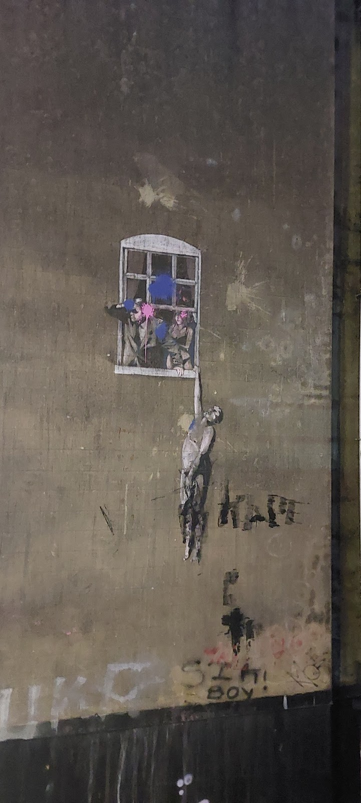Banksy’s Well Hung Lover